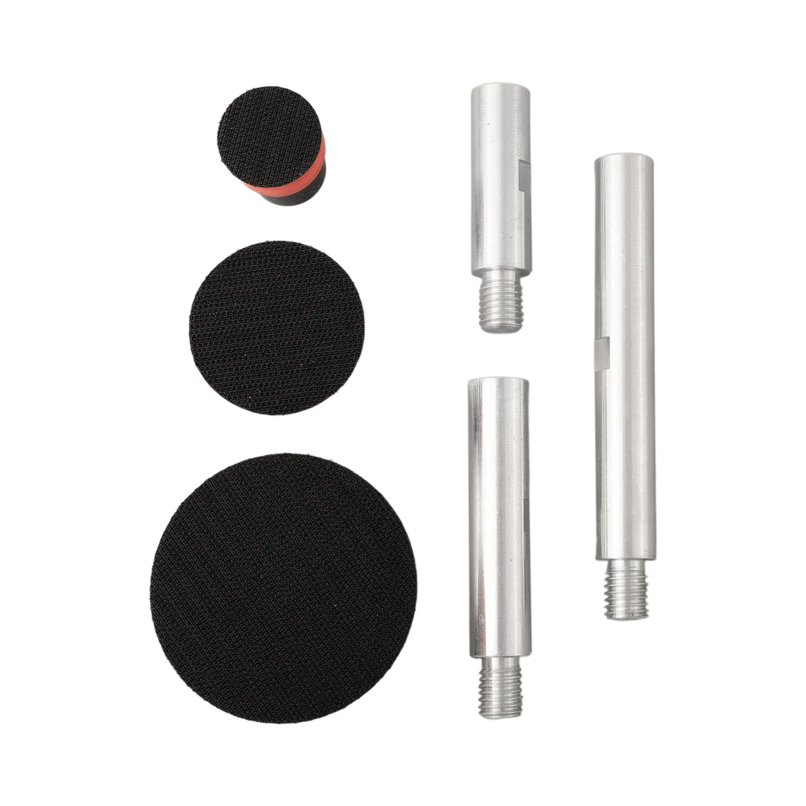 Complete Extension Rods and Polishing Pads Set for M14 75100140mm Thread Adapter Enhances Polishing Effectiveness