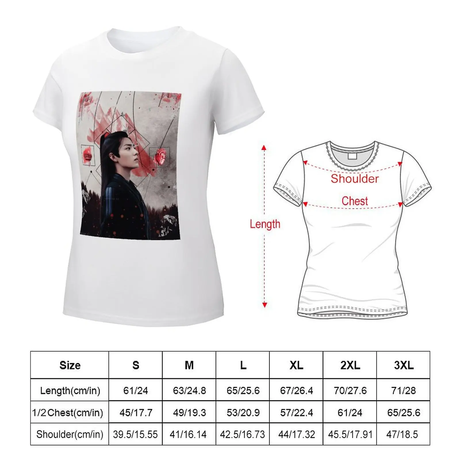 Wei Wuxian Wei Ying T-shirt Blouse anime clothes t-shirts for Women loose fit