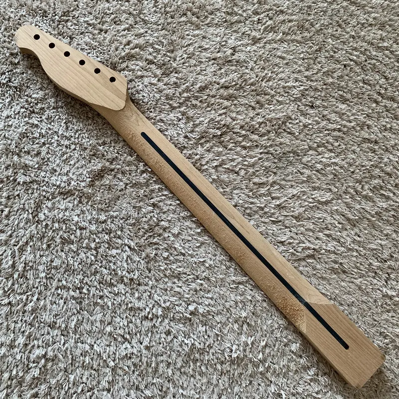 Roasted Maple Neck Tele Model Unfinished Electric Guitar DIY Guitar Parts No Frets for Luthier and Repalce AN797/798/799