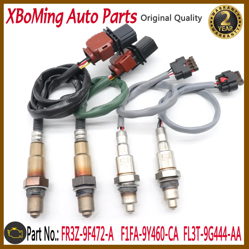 

4PCS FR3Z-9F472-A F1FA-9Y460-CA FL3T-9G444-AA Upstream&Downstream O2 Oxygen Lambda Sensor For Ford 2015-2017 E1GA-9Y460-GA