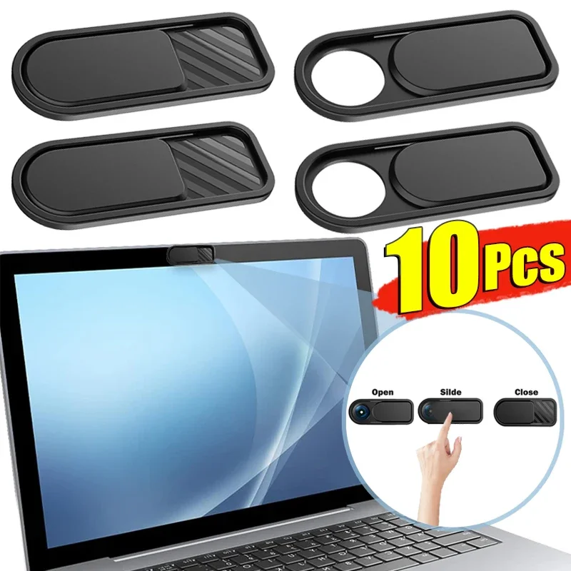 Ultra Thin Laptop Camera Cover Slider Plastic Mobile Phone Lens Privacy Stickers for MacBook IPad Tablet Webcam Protective Cover