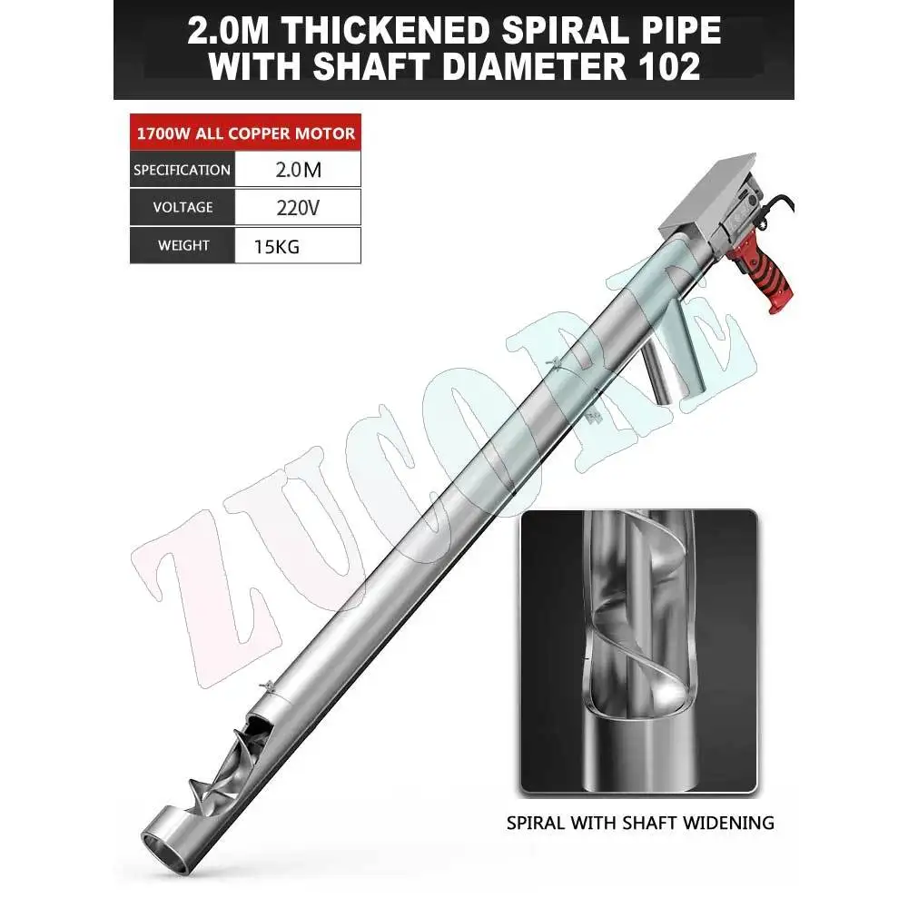 High Suction Truck Mounted Grain Suction Machine Feed Loading Machine Twisted Screw Conveyor