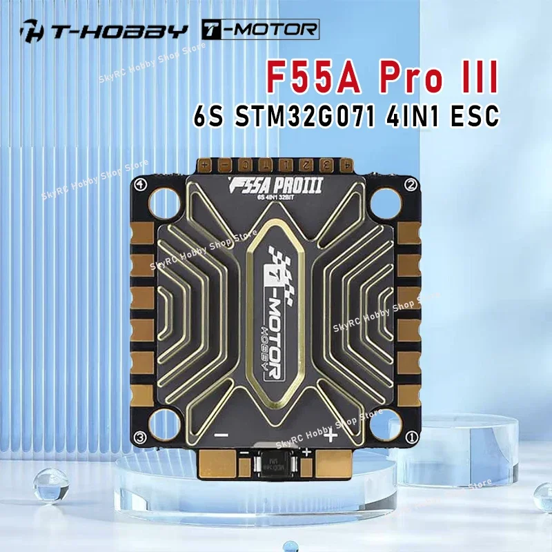 T-MOTOR T-HOBBY  New F55A Pro III 4-in-1 ESC - TPHR8504 MOS 3-8S 55A 65A Burst 16-128KHZ 30.5*30.5mm AM32 RC FPV Part