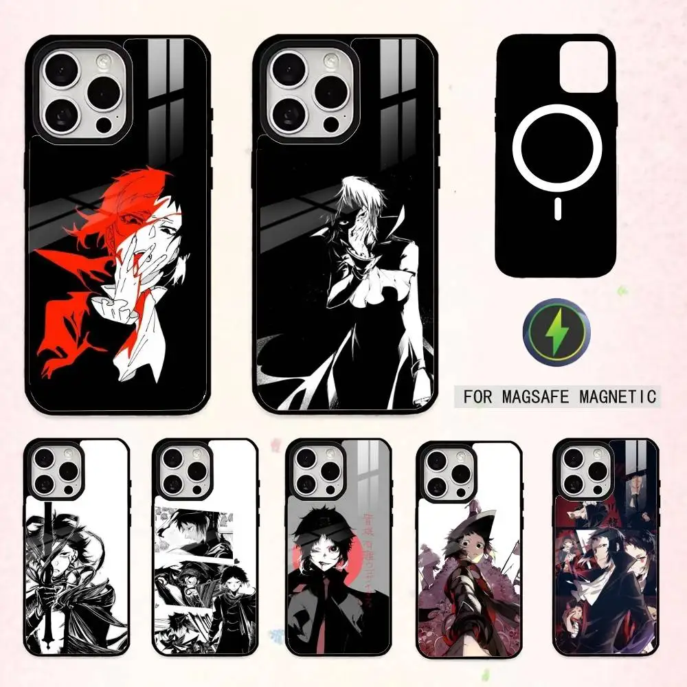

COOL B-BSD A-Akutagawa Phone Case For iPhone17,16,15,14,13,12,11 Plus,Pro Max Magnetic For Magsafe Wireless Charging