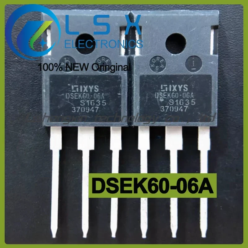 10pcs DSEK60-06A 60A 600V TO-247 novo e original