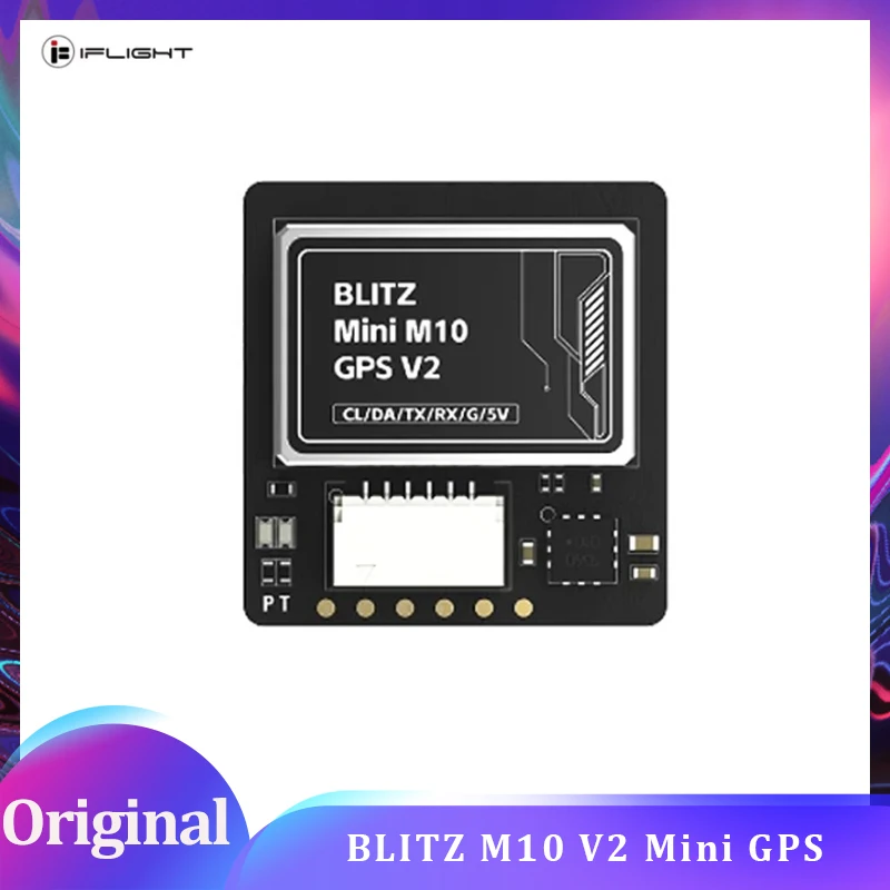 iFlight BLITZ M10 V2 Mini GPS Integrate Compass Module QMC5883L Built-in TCXO crystal and farad capacitor for FPV Parts