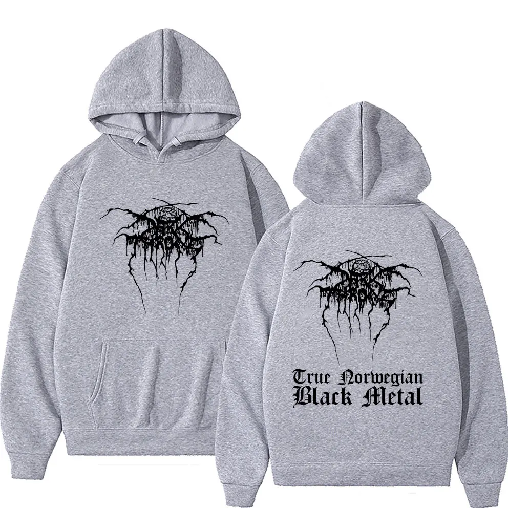 Vintage Darkthrone True Norwegian Black Metal Hoodie Male Mayhem Pullover Men Women Classic Death Black Metal Rock Sweatshirt