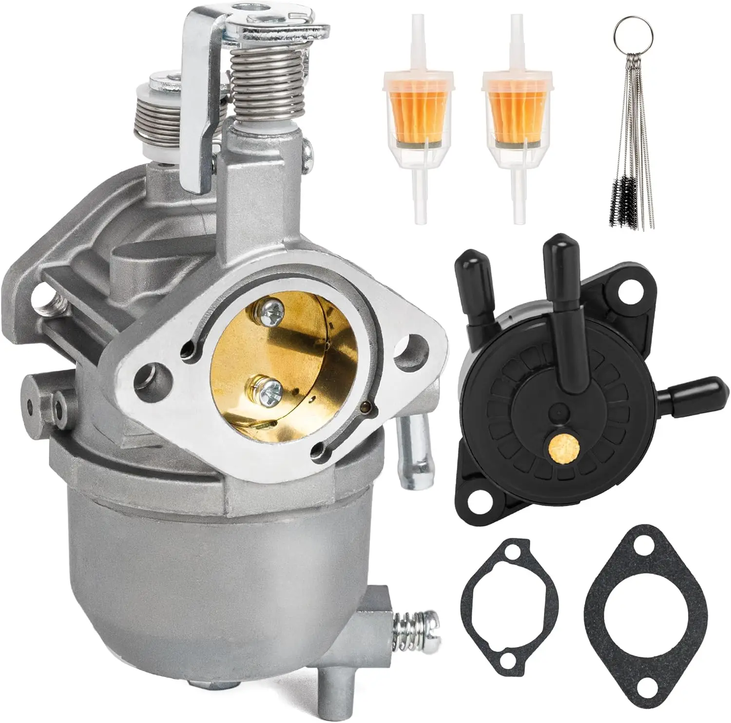 Carburetor Kit for Kawasaki 13HP FJ400D Engine - Compatible with EZGO RXV 2008-Up, Gas Golf Cart TXT 2010-2015, Valor