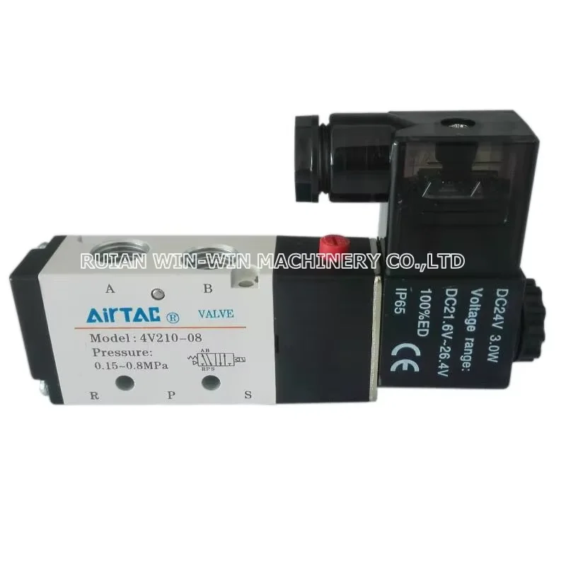 

4V210-08 4V210 08 Электромагнитный клапан DC24V 3W для машины для выдувания пленки