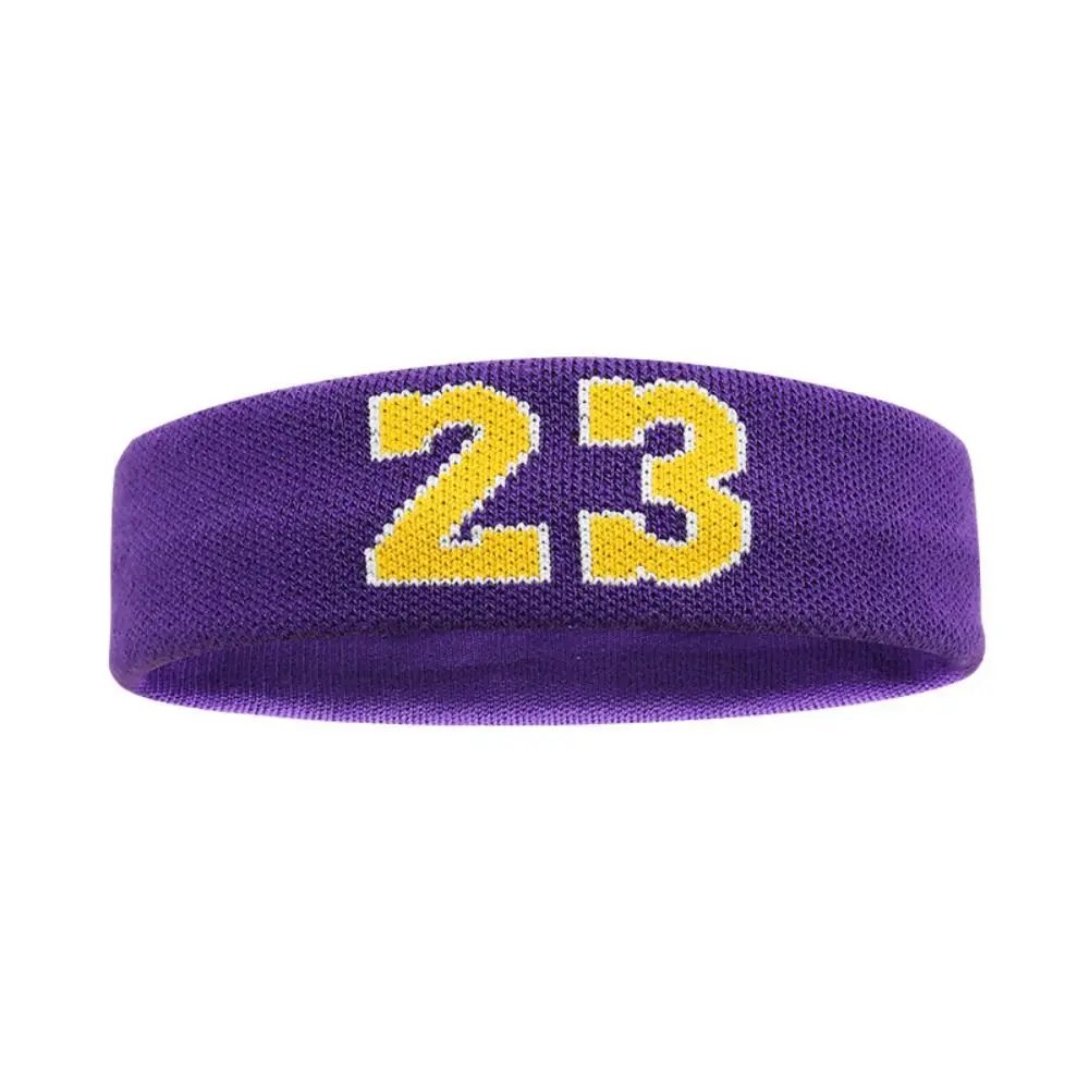 Kobe Sweat-Absorbent Basketball Headband Elastic Breathable Running Headband Cotton Skin Friendly Sports Headband Fitness