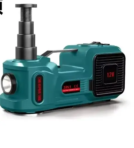 12V Electric Hydraulic jack 5 Tons Car Magnetic Suction Side Cover jack Wrench Set Multi-Function All-in-One Machine