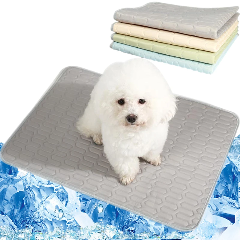 

Dog Cooling Mat Summer Pet Cold Bed Extra Large for Small Big Dogs Pet Accessories Cat Durable Blanket Sofa Cat Ice Pad Blanket