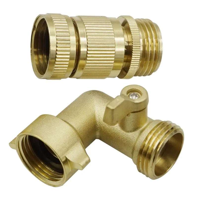 

RV water tank stainless steel water injection port accessories combination 3/4right-1/2npt RV water injection port