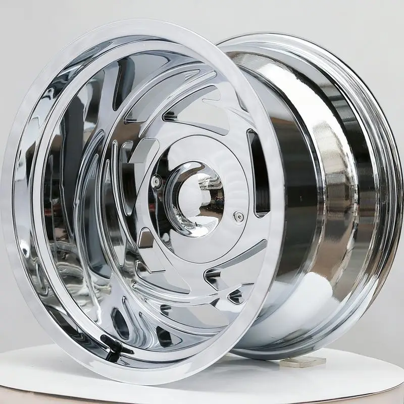 15-18 Inch 5x100 5x114.3 Fully Chrome Plated Deep Dish Forged Aluminum Alloy Wheel Hubs Classic Modified Auto Wheel Parts