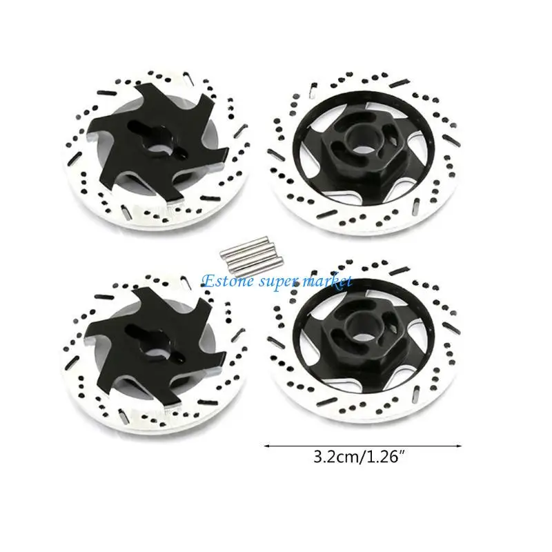 090B عجلة معدنية لـ Hub Brake Discreds Prakes Excensions for 1/10 RC
