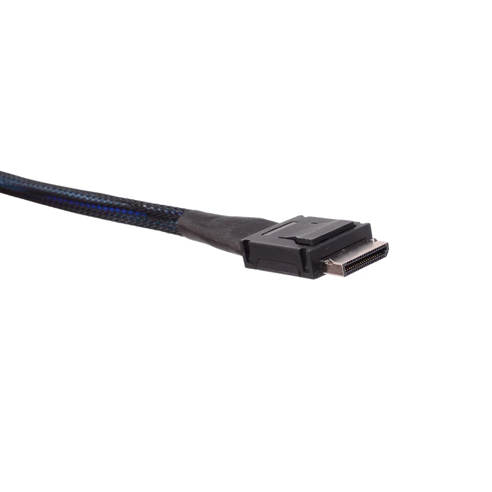 PCIE 4.0 X4 Full-featured Silver-plated Cable SFF8611 Male To Male Extension Cable Oculink4i Silver-plated Cable Bold