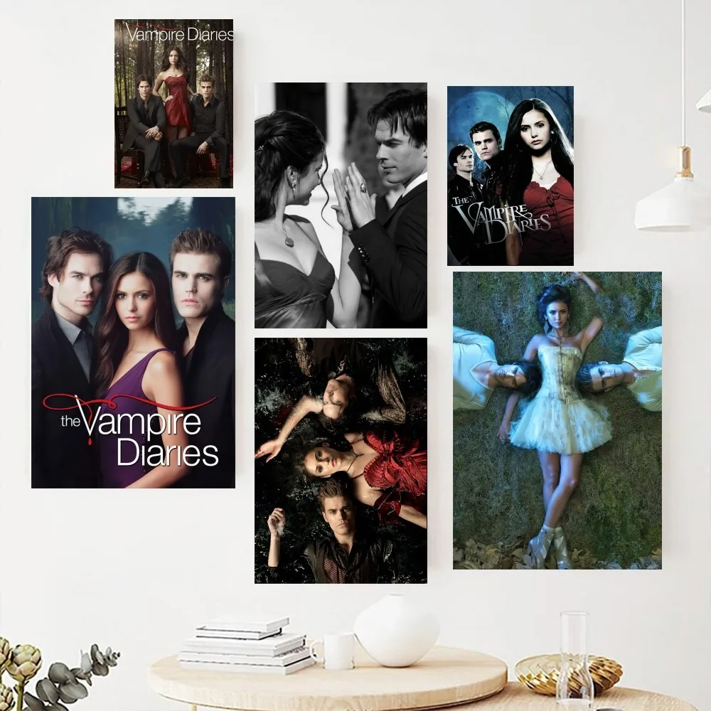 The Vampire Diaries Movie Poster Paintings on The Wall Picture for Living Room Interior Painting Room Decoration