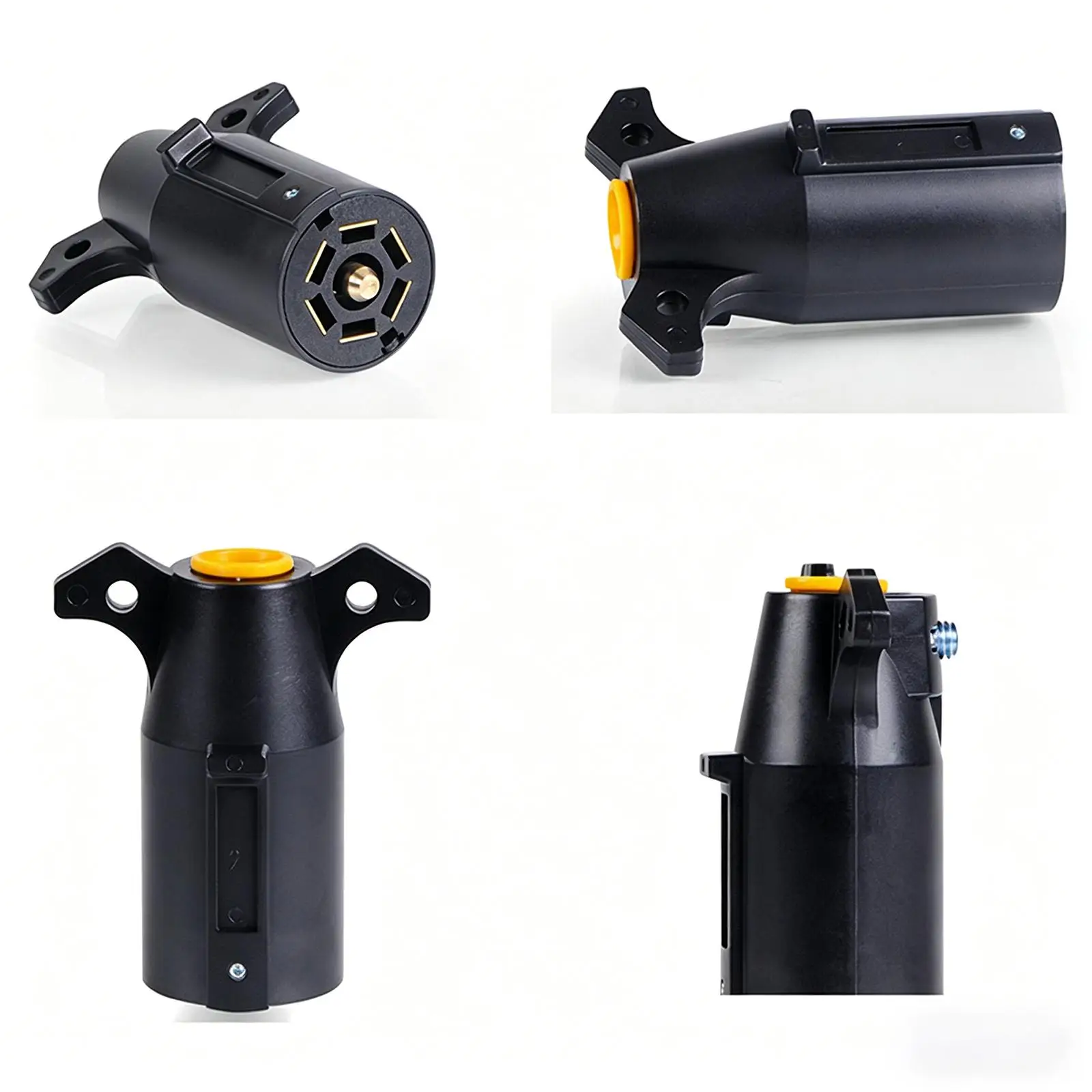 

Trailer Plug Adapter 7 Pin Power Signal Connector Replacement Simple Installation Supplies Marine Sockets Accessory