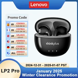 Original Neues Lenovo LP2 Pro TWS Bluetooth Headset V5.4 Gaming Headset mit geringer Latenz Hochwertiges staubdichtes Headset