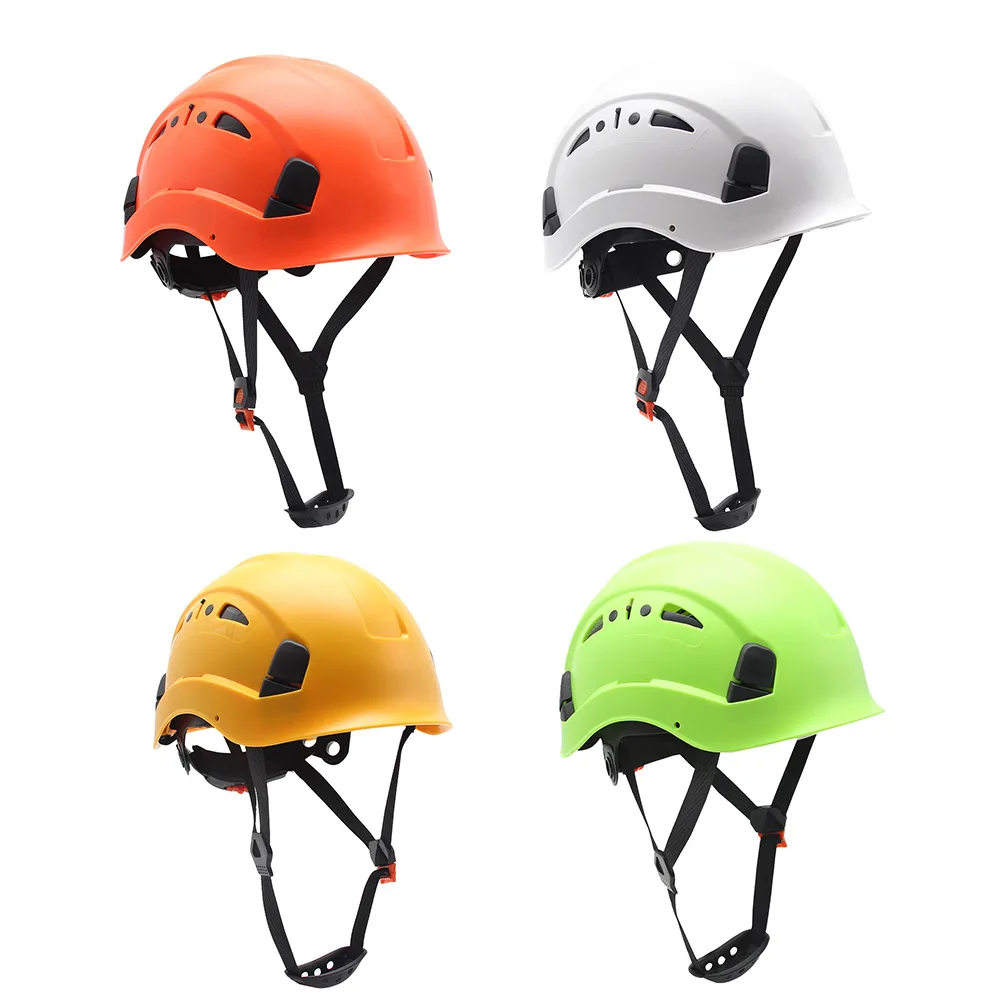 Safety Helmets Visor ABS Construction Hard Hat Goggles Protective Outdoor Riding Climing Safety Working Big Vents Hat Caps