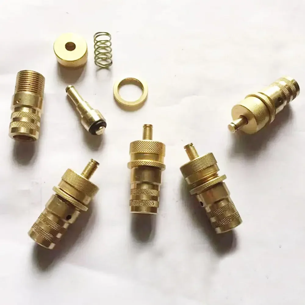 2/4Pcs Universal Offroad Brass Tire Deflators Kit Automatic 6-30psi Tyre Tire Pressure Relief Valve Deflators Bleeder Valve Caps