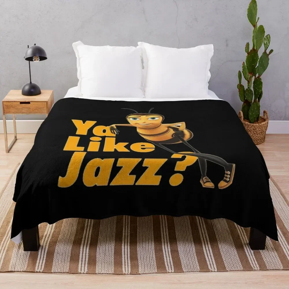 Ya Like Jazz Bee Throw Blanket Decorative Throw Decorative Beds Luxury Throw Blankets