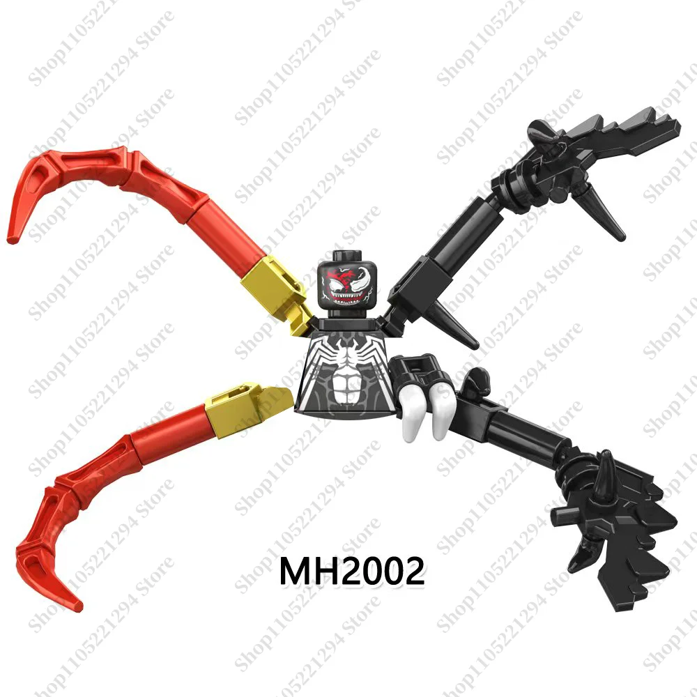 Marvel Bausteine Spielzeug MINI Brick Toys Captain America Black Panther Wanda Maximoff Zusammenbaubare Puppen Spielzeug Urlaubsgeschenke