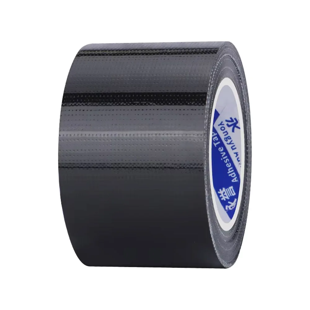 Single-Sided Cloth-Based Tape Black Home Floor Butt Strong Adhesive Tear-Proof Waterproof Heavy-Duty Wire Stitching Seal Repair