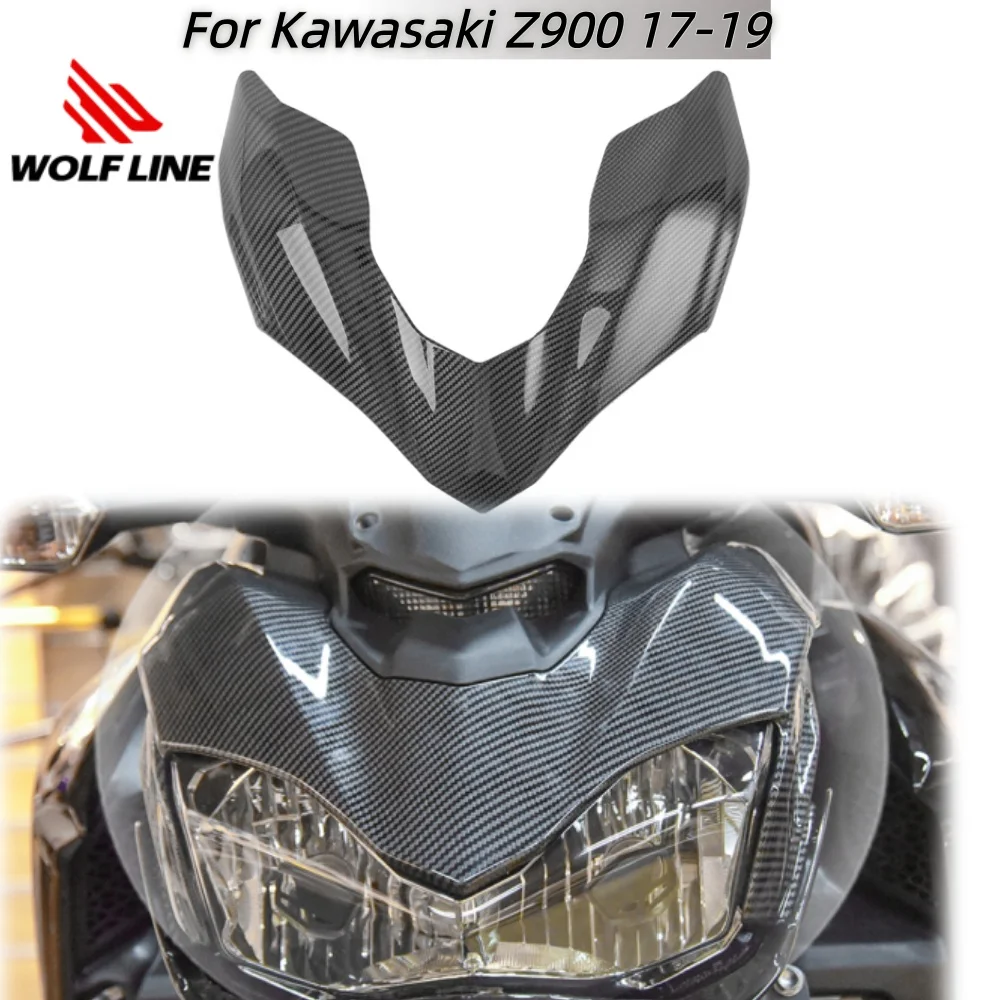 

Wolfline for Kawasaki Z900 2017-2019 Motorcycle Upper Beak Nose Fairing Cover Dual Sport Moto Accessories Front Headlight Cowl