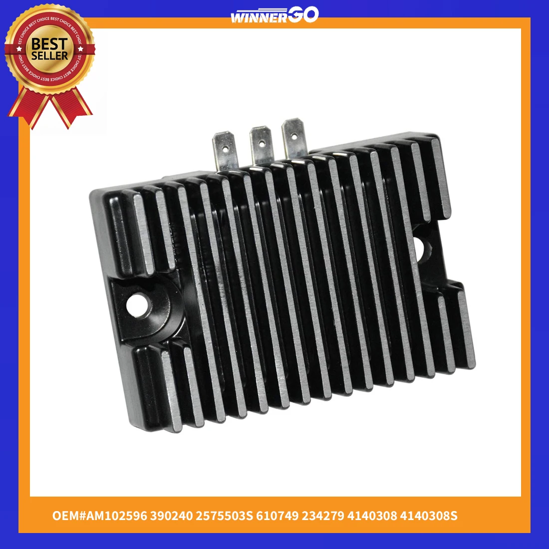 

Tractor Mower Rectifier Regulator For JohnDeere Lawn Equipment Kohler K Series 8-12Hp TECUMSEH Am102596 10Amp 2575503S 4140308S
