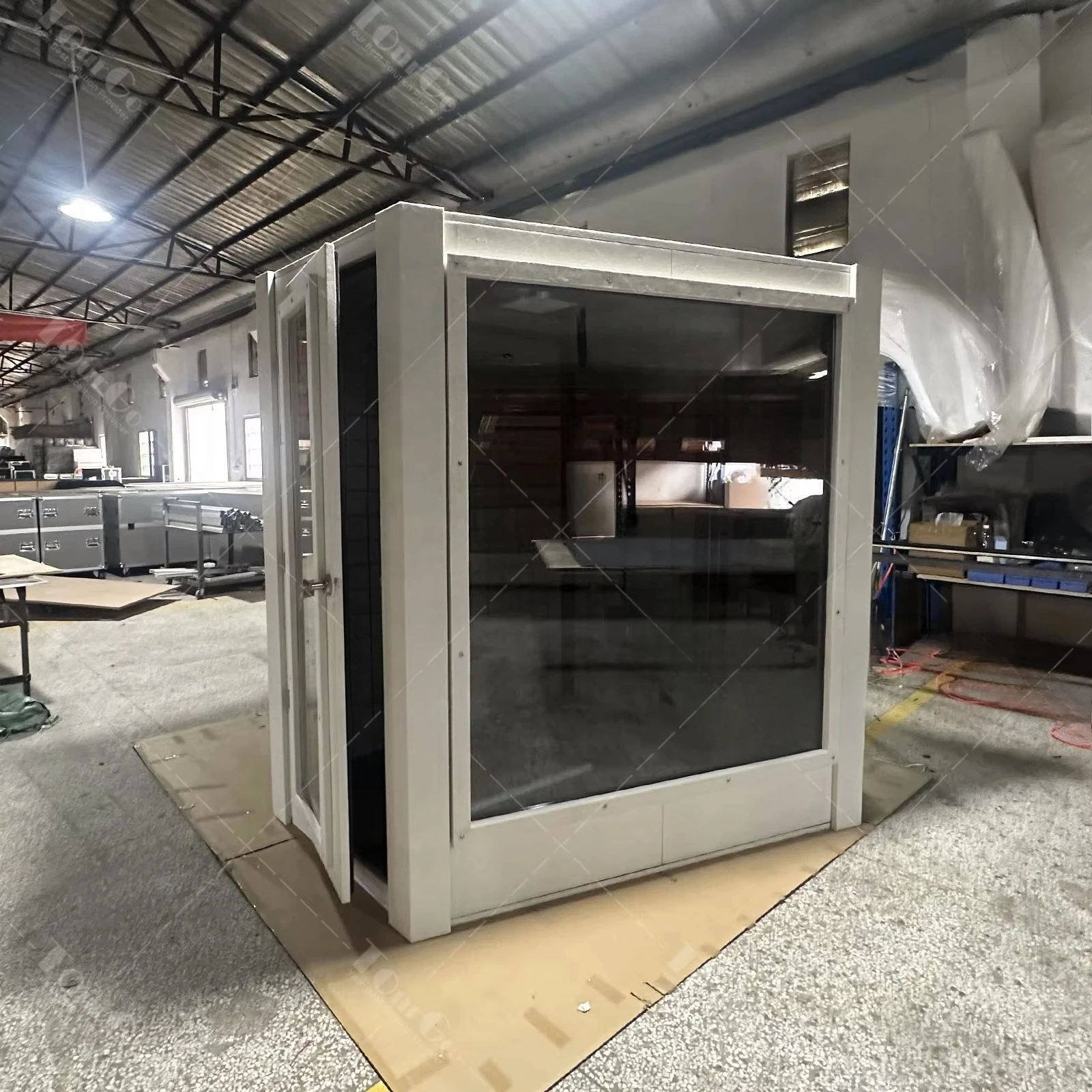 استوديو تسجيل عازل للصوت باللون الأبيض/كشك هاتف كاريوكي لغرفة تجربة الواقع الافتراضي الحية #2