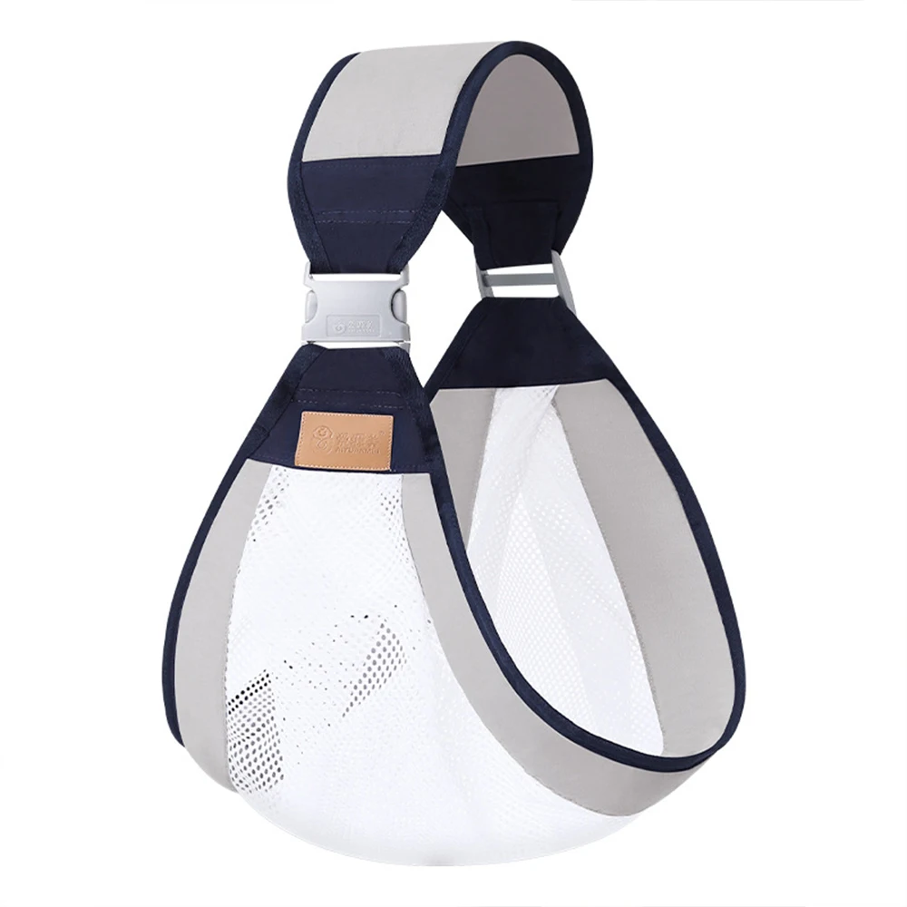 Portable Baby Carrier, Ergonomic Baby Strap one Shoulder Labor-Saving Polyester Baby Half Wrapped Sling Newborn, Infant