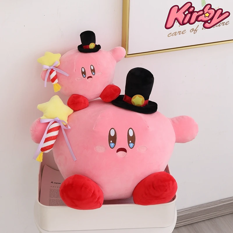 

Волшебная игрушка, кавайная Мягкая кукла Kirby, подушка для дивана, подушка для кровати, милая декоративная комната для детей, подарок на день рождения