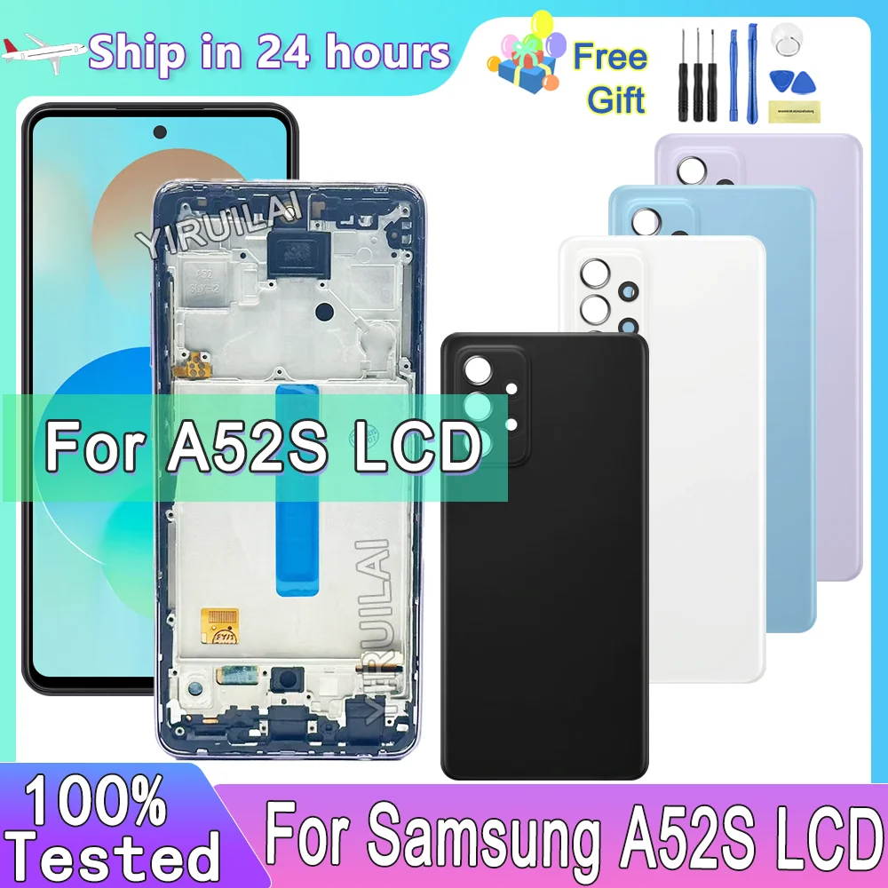 

TFT For Samsung Galaxy A52S 5G LCD Display Touch Screen Digitizer Assembly For Samsung A528 A528B A528M A528B/DS LCD Screen