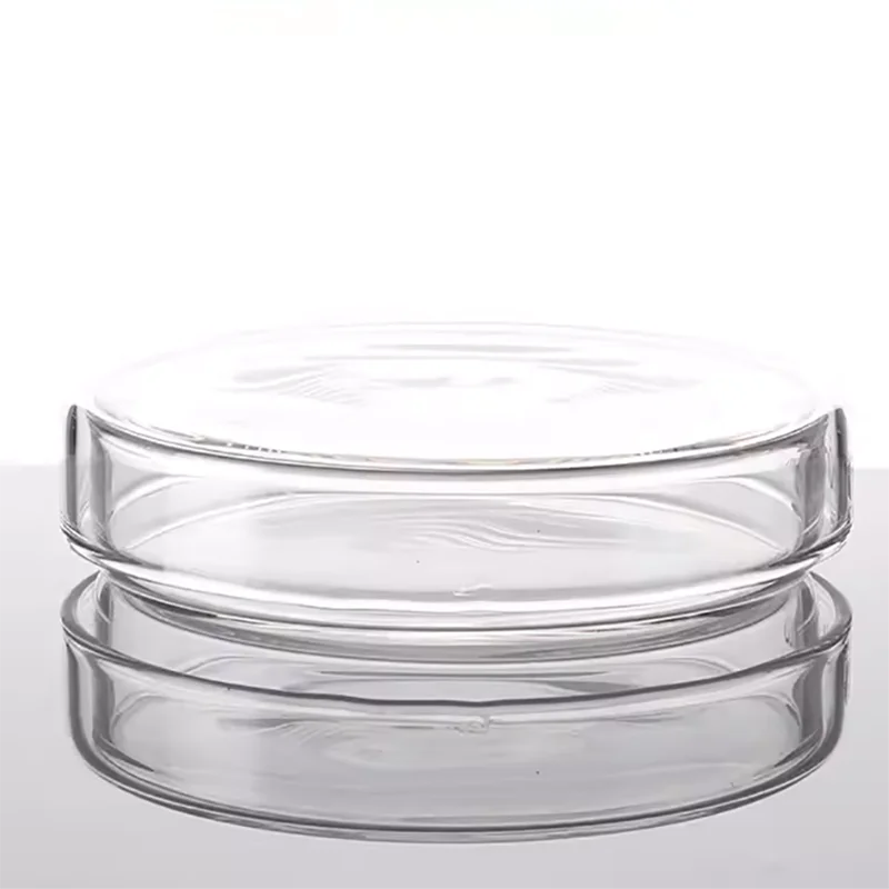 Laboratory instrument glass petri dish bacterial cells high borosilicate 60/75/90/100/120/150mm