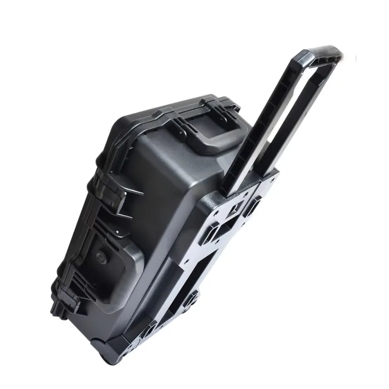 2026 Black Wheeled PP Protective Tool Case IP67 Waterproof Hard Shell Storage Box For Equipment Protection