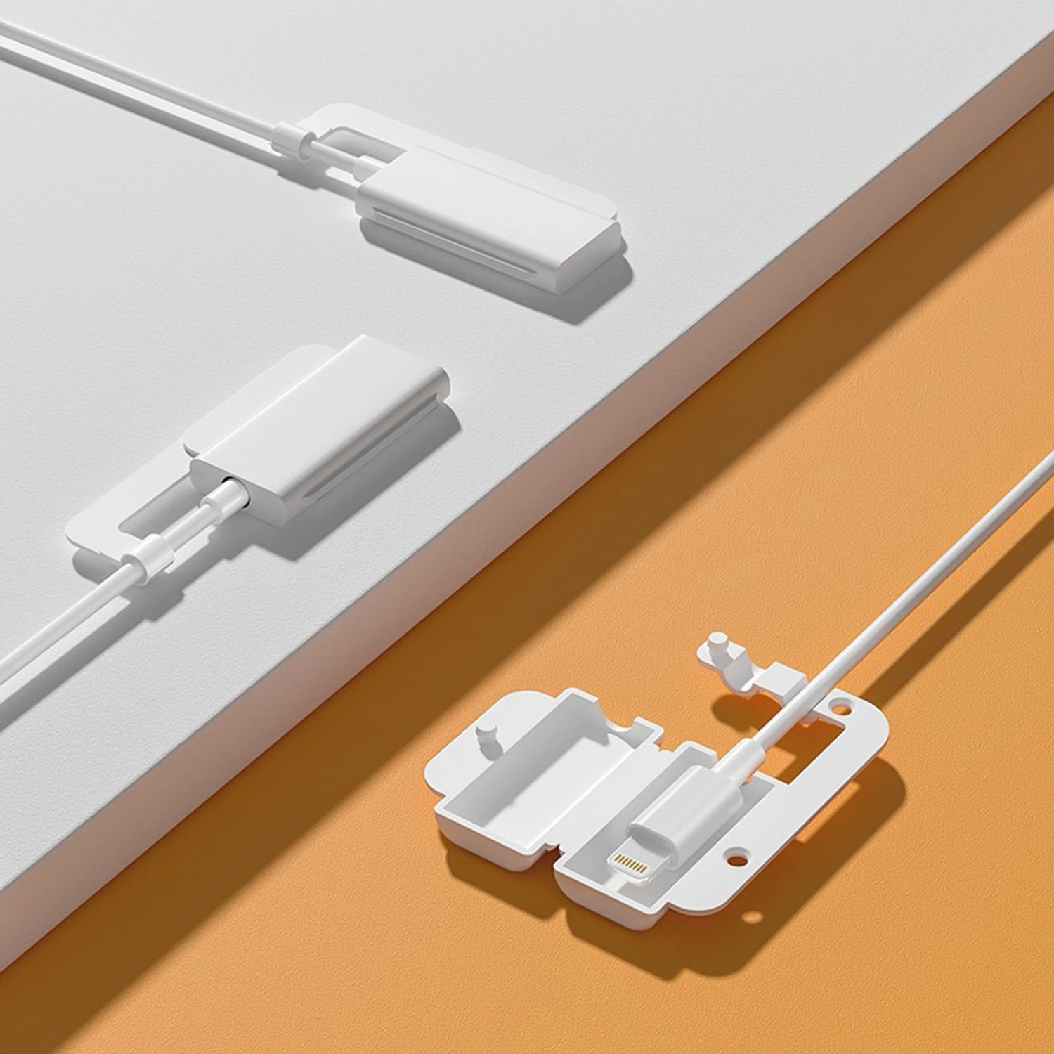 Durable ABS Charging Cable Protector Cover, Anti‑Break Cord Saver for Type‑C & Lightning Data Cable Connector Tip Protection