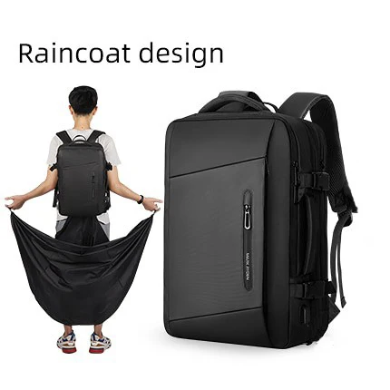 MARK RYDEN 17-Zoll-Laptop-Rucksack, erweiterbar, für Herren, Business, zum Handgepäck, Flugzulassung, 40 l Reiserucksack 5