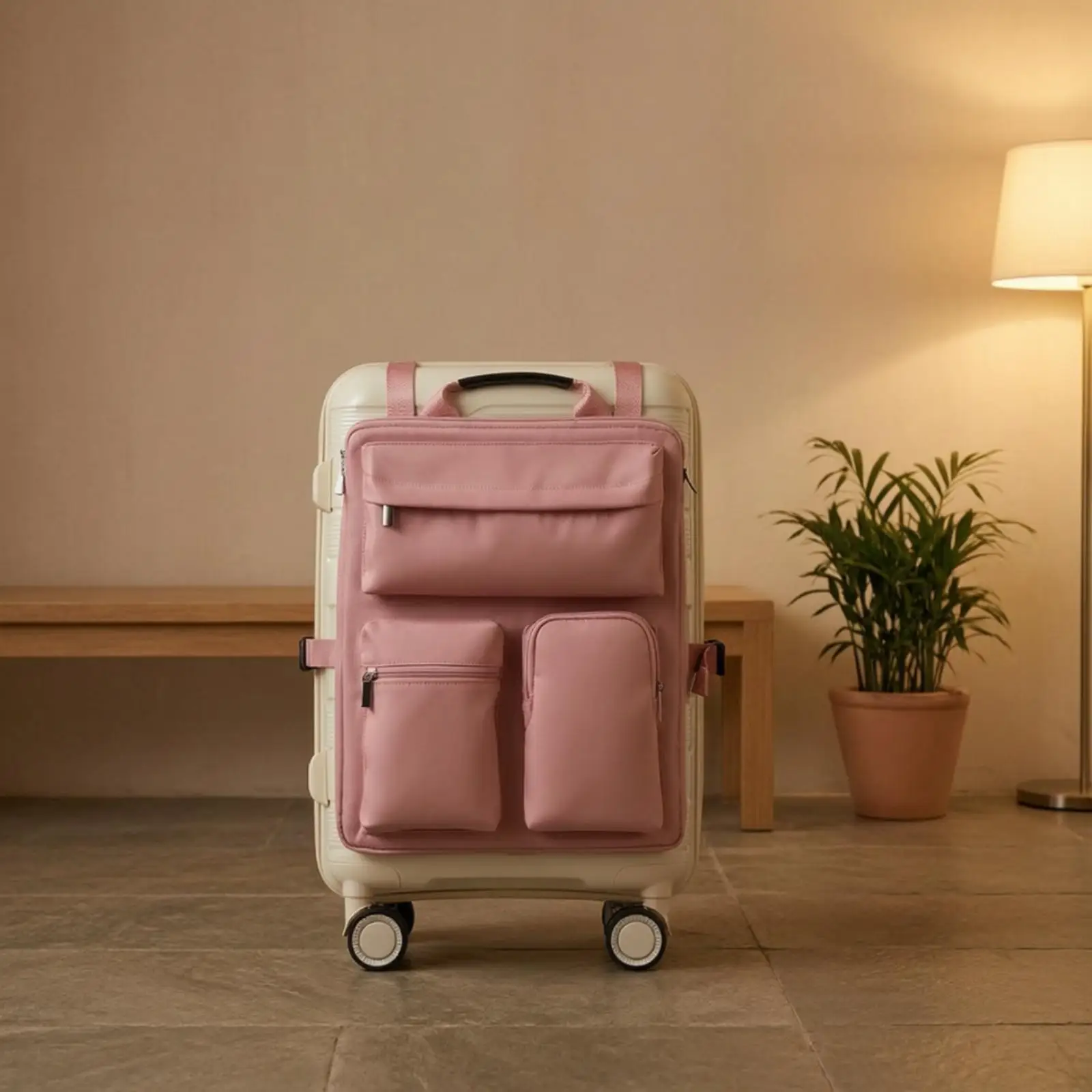 travel-storage-pouch-for-suitcase-nylon-organizer-with-strap-mount-and-large-pocket-for-travel-items