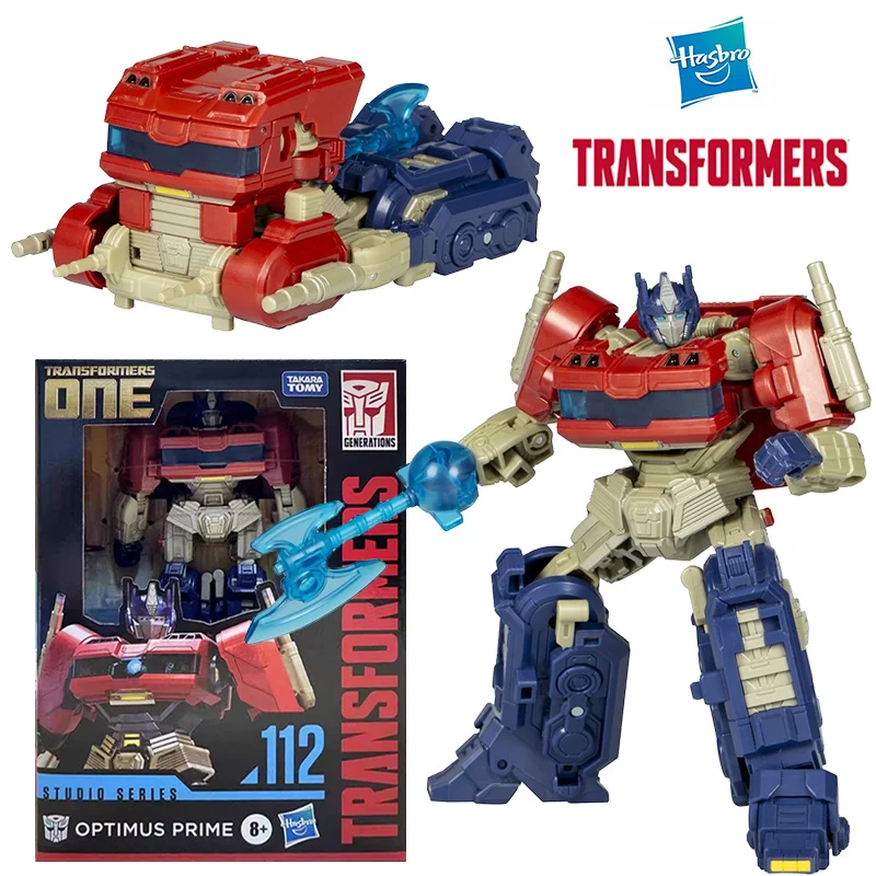 

Hasbro Transformers One Studio Series SS112 Optimus Prime Deluxe Class Аниме Оригинальная фигурка Модель Игрушка Подарочная коллекция