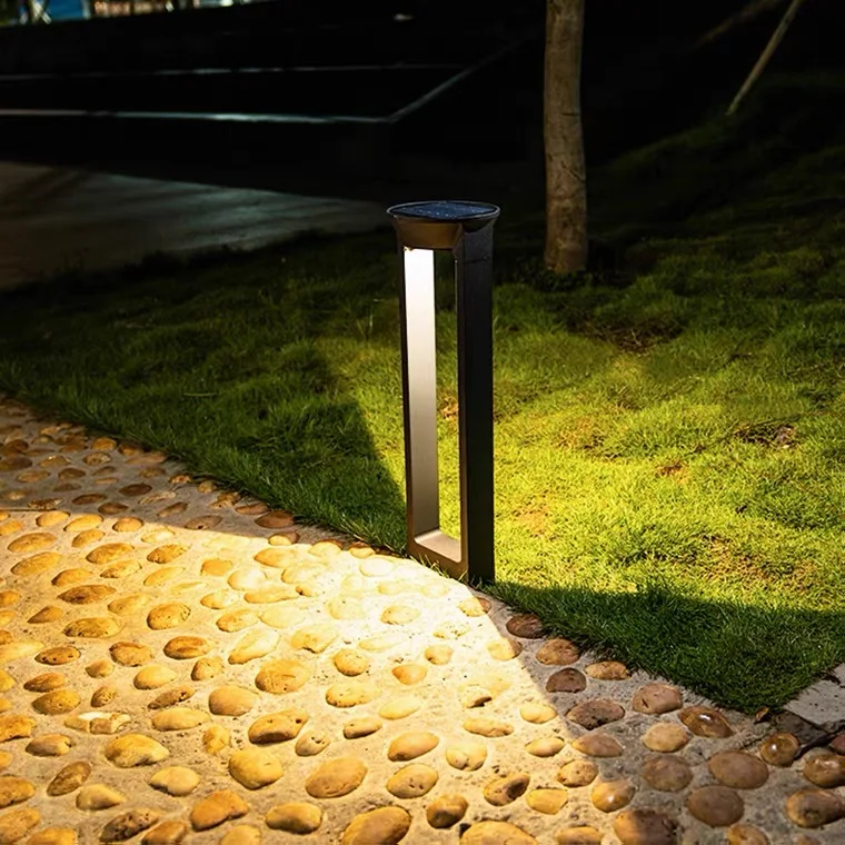 

Outdoor Solar Gate Light Solar Powered Bollard Lawn Lamp Villa Landscape Pillar Post LED Solar Garden Light