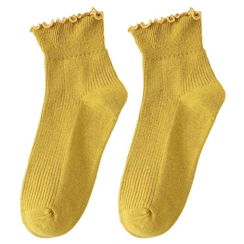 

Носки до щиколотки с рюшами и оборками, носки Лолита, милые высокие носки, летние короткие носки, чулочно-носочные изделия, для