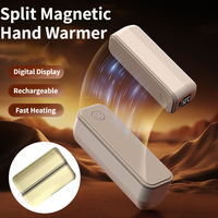 Split Magnetic Hand Warmers Rechargeable 2 Pack Electric Handwarmers Fast Heating Portable Heater Travel Essentials Gifts