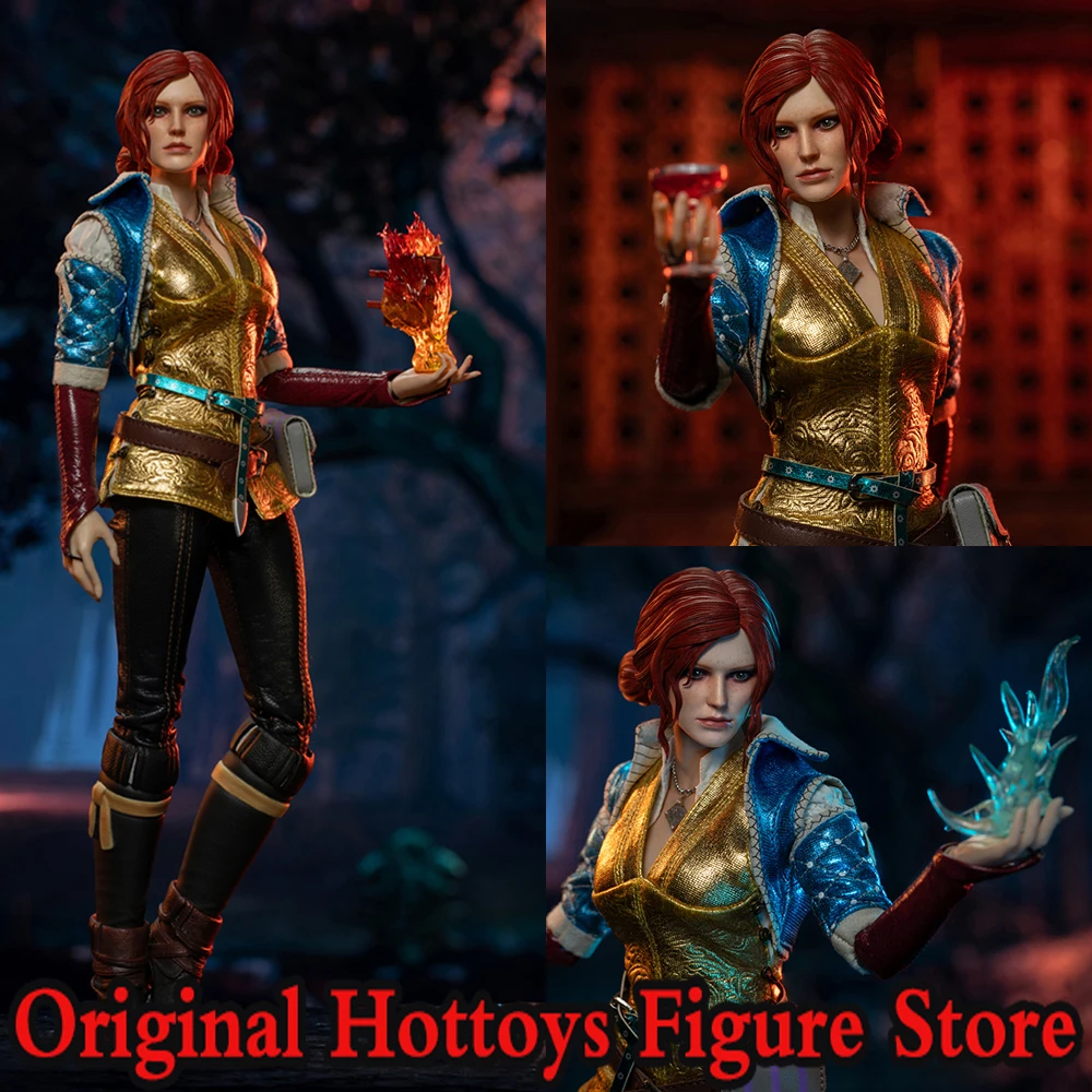 In Stock SWTOYS FS064 1/6 Scale Female Soldier Triss Merigold Ice Flame Special Effects Full Set 12-inches Action Figure Doll