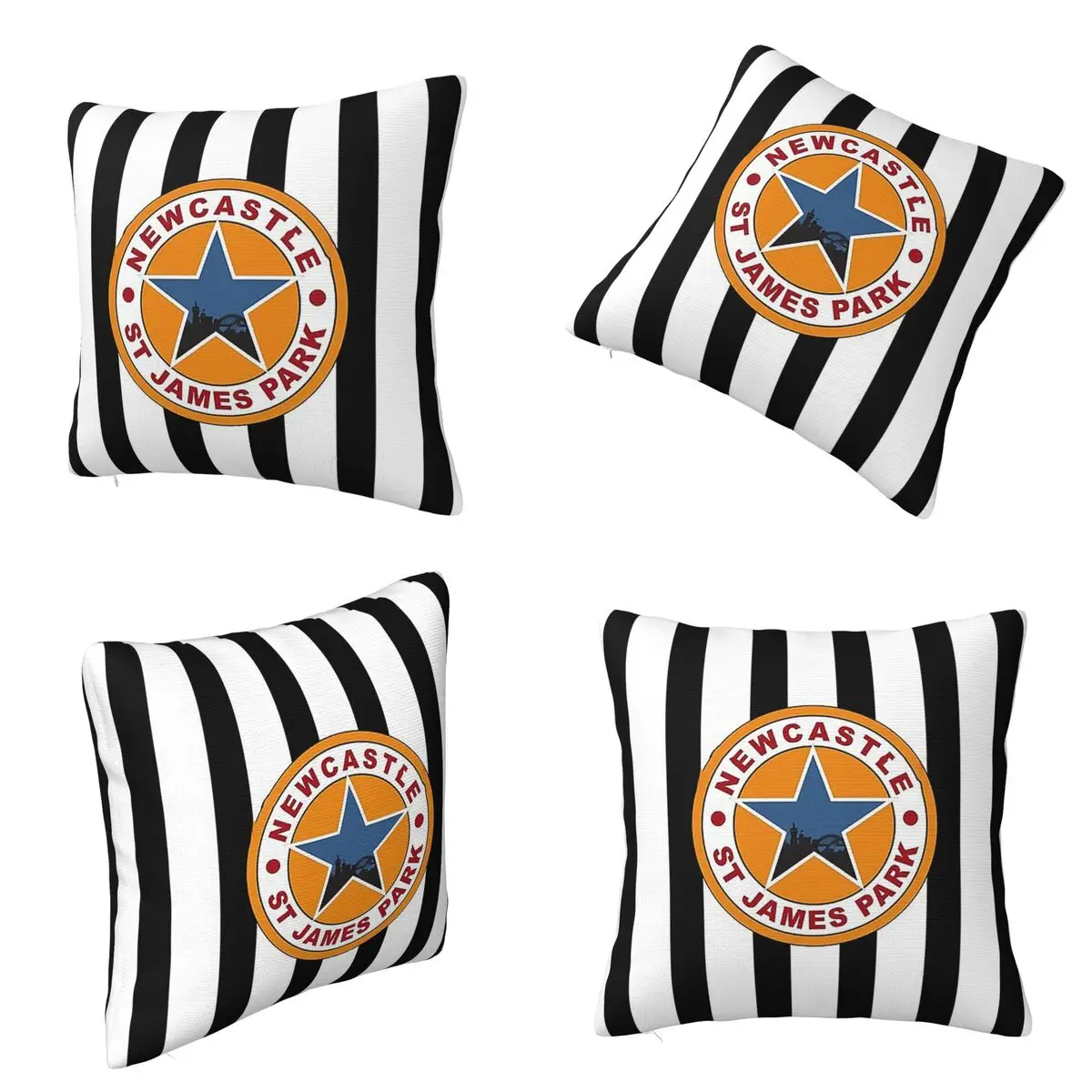 Magpies Newcastle - Newcastle Magpies Square Pillowcase غطاء وسادة ديكور مريح رمي وسادة لغرفة النوم المنزلية