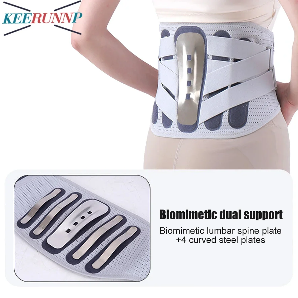 1PCS Back Brace for Women Men with Ergonomic Curved Spine Support Splints,Back Brace for Heavy Lifting,Sciatica,Herniated Disc