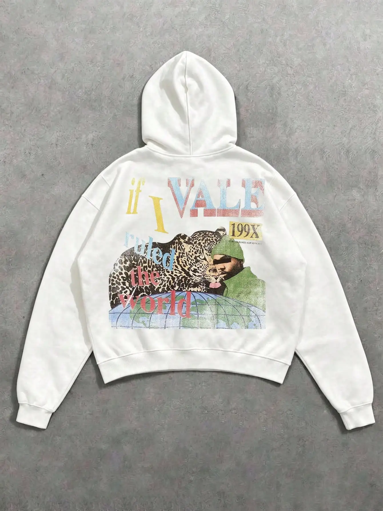 Hoodies Premium Pullover Regular Fit Streetwear Men's Designer Graphic Hoodies Vintage Retro Leopard Globe Hip Hop Y2K Cyber Grunge Hoodie