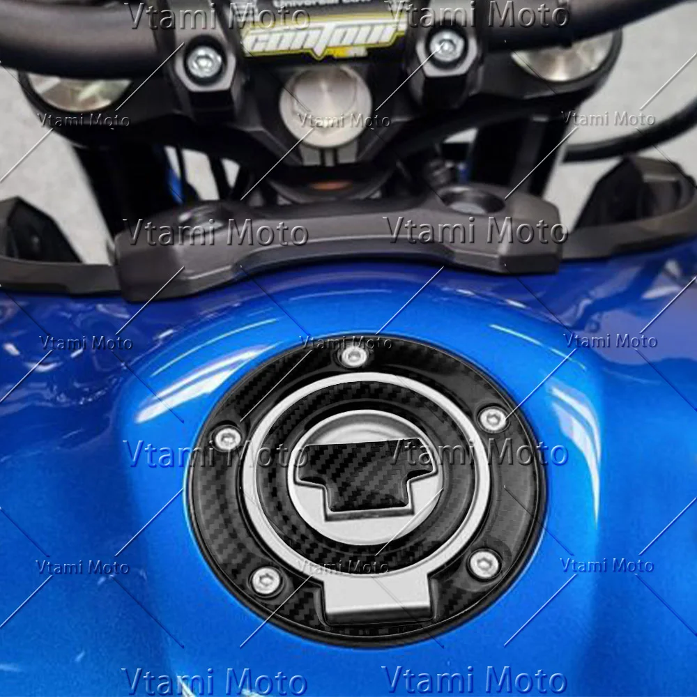 For YAMAHA YZF R1 R6 MT-07 MT09 mt10 Tracer 9 GT Tracer 700 3D Motorcycle Fuel Tank Cap Stickers Gas Oil Cap Protection Decals