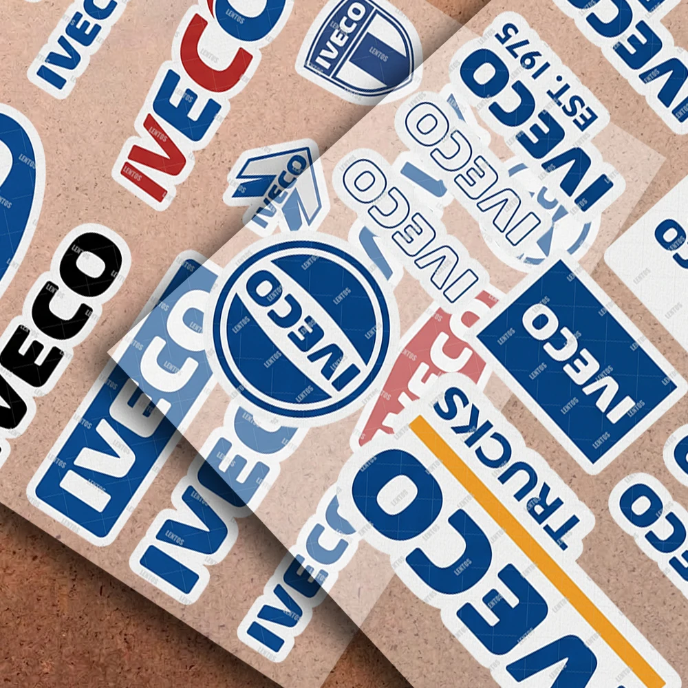 Motorcycle Reflective Decal Safety Sticker for Helmet Car Bike Durable Self-Adhesive for I-IVECO
