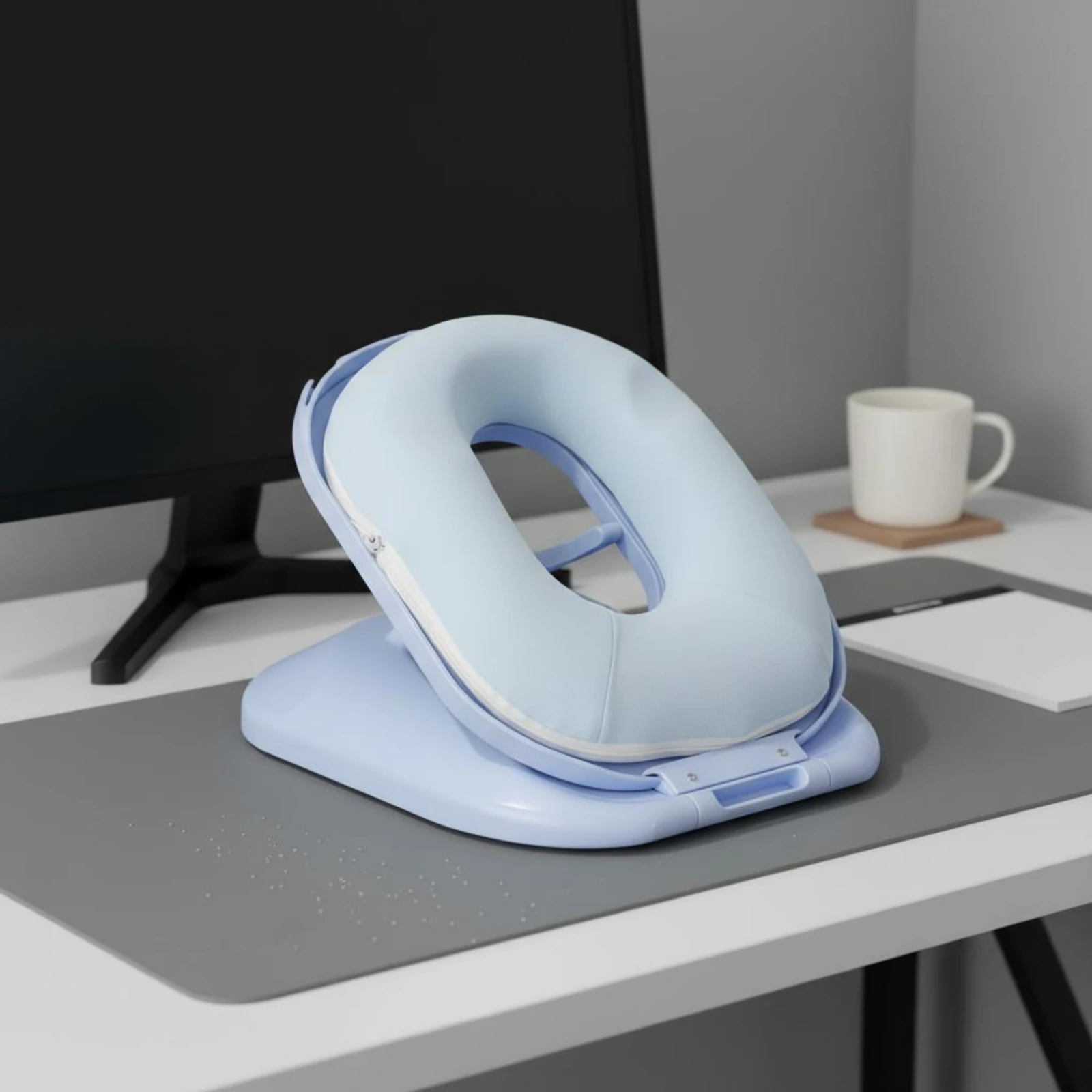Folding Rest Pillow Removable Washable Rest Pillow Rest Aid Lightweight Multi-Use for Students, Classroom, Office
